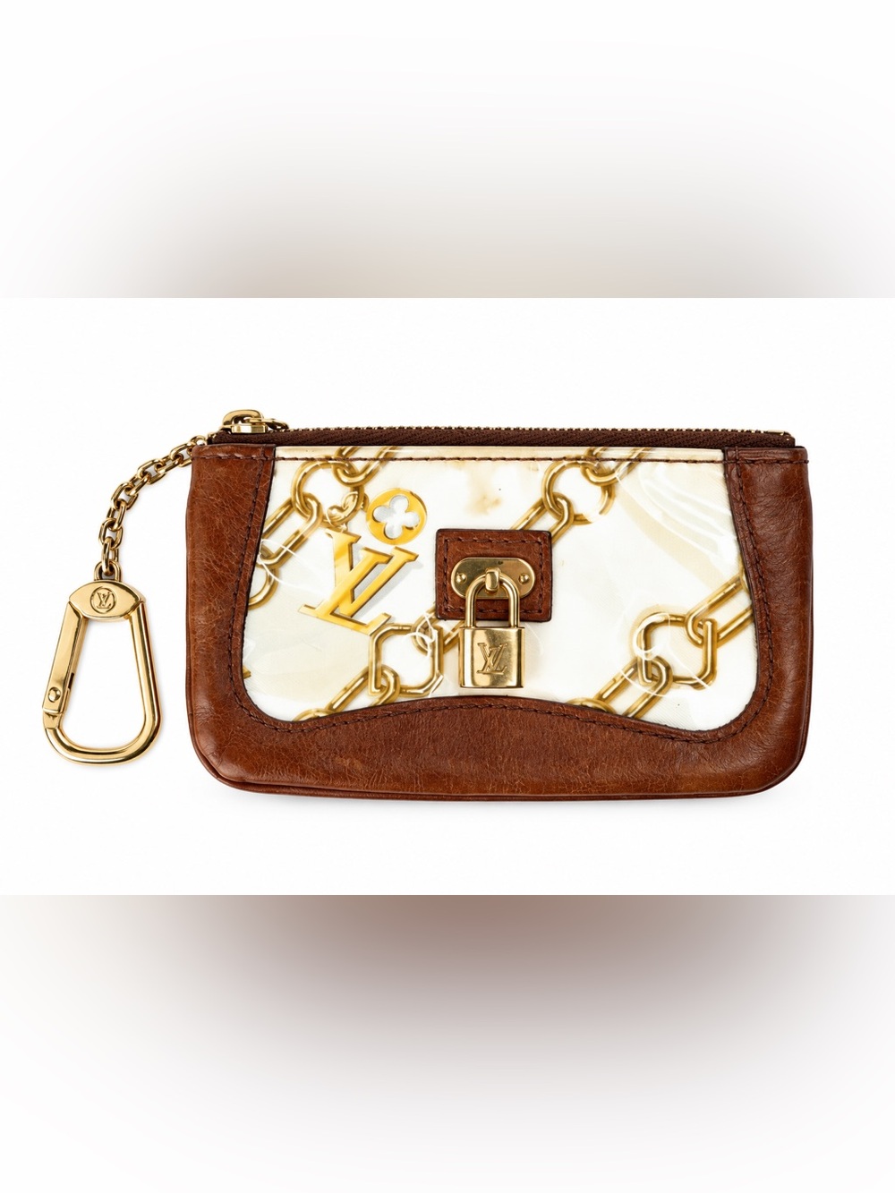 Louis Vuitton Pochette Cles Key Chain Wallet Marc Jacob’s Era COA CA0036 Lock